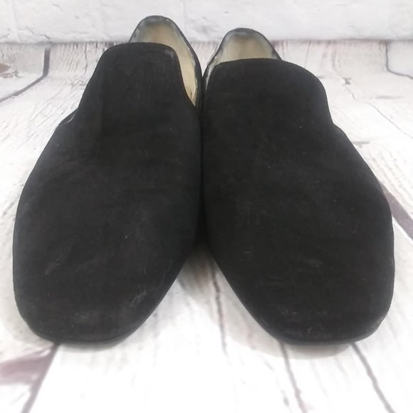 Jimmy Choo WHEEL Suede Slip On Loafers Sz 38.5 - Picture 2 of 7